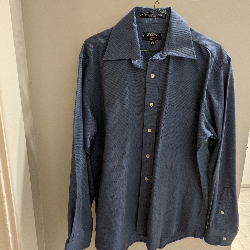 Blue dress shirt